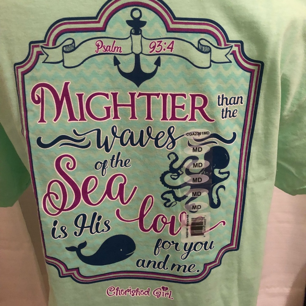 Short sleeved cherished girl shirt
